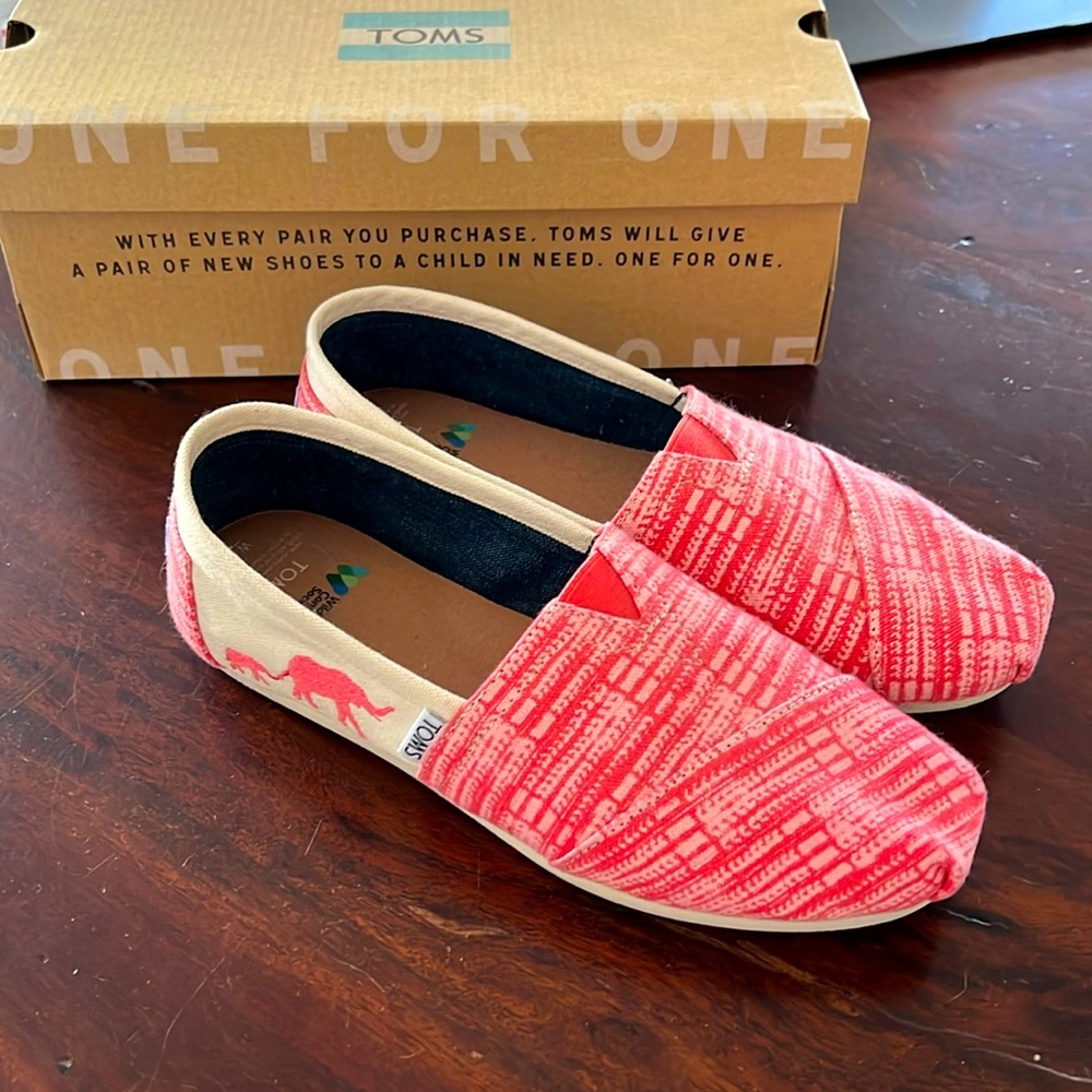 Tom’s Elephant slip-ons - worn once!